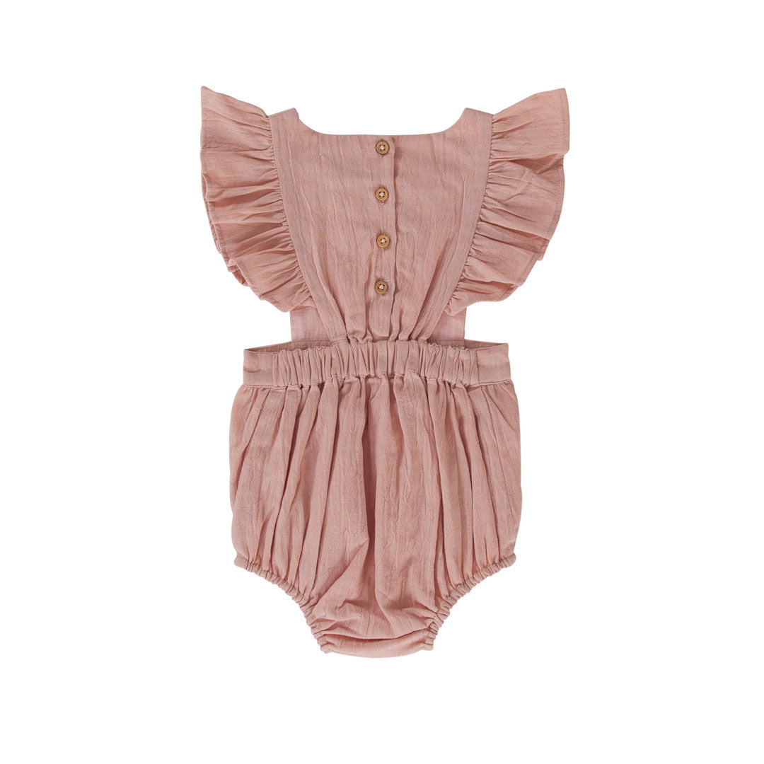 The Valley playsuit in dusty pink
