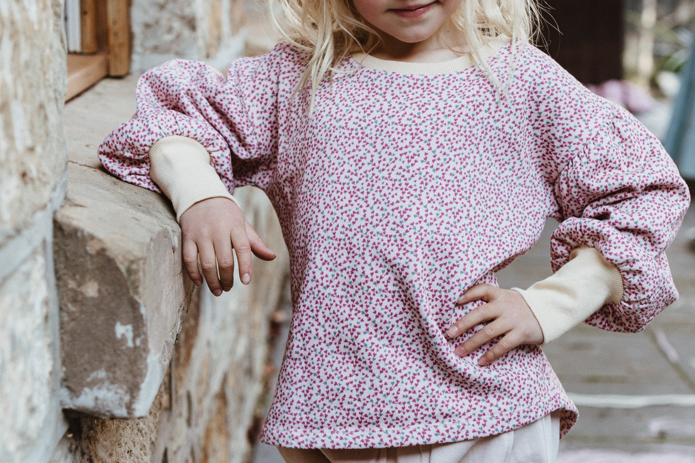 Sara Crew in mini heart