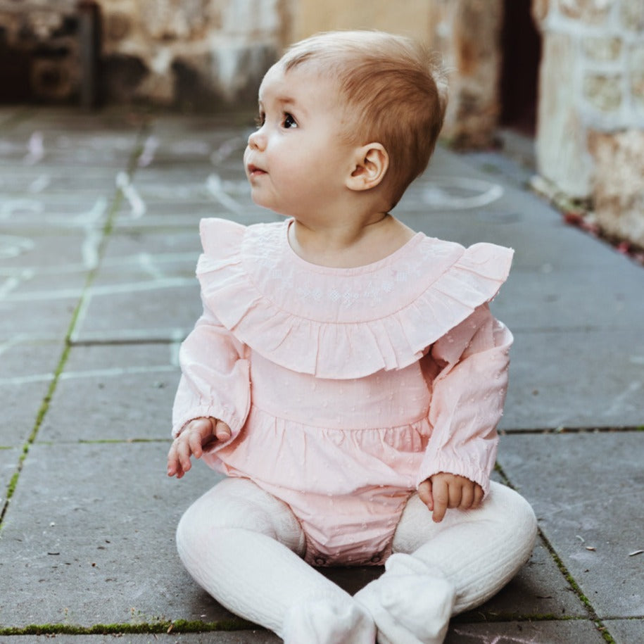 Sydney Playsuit in pale pink