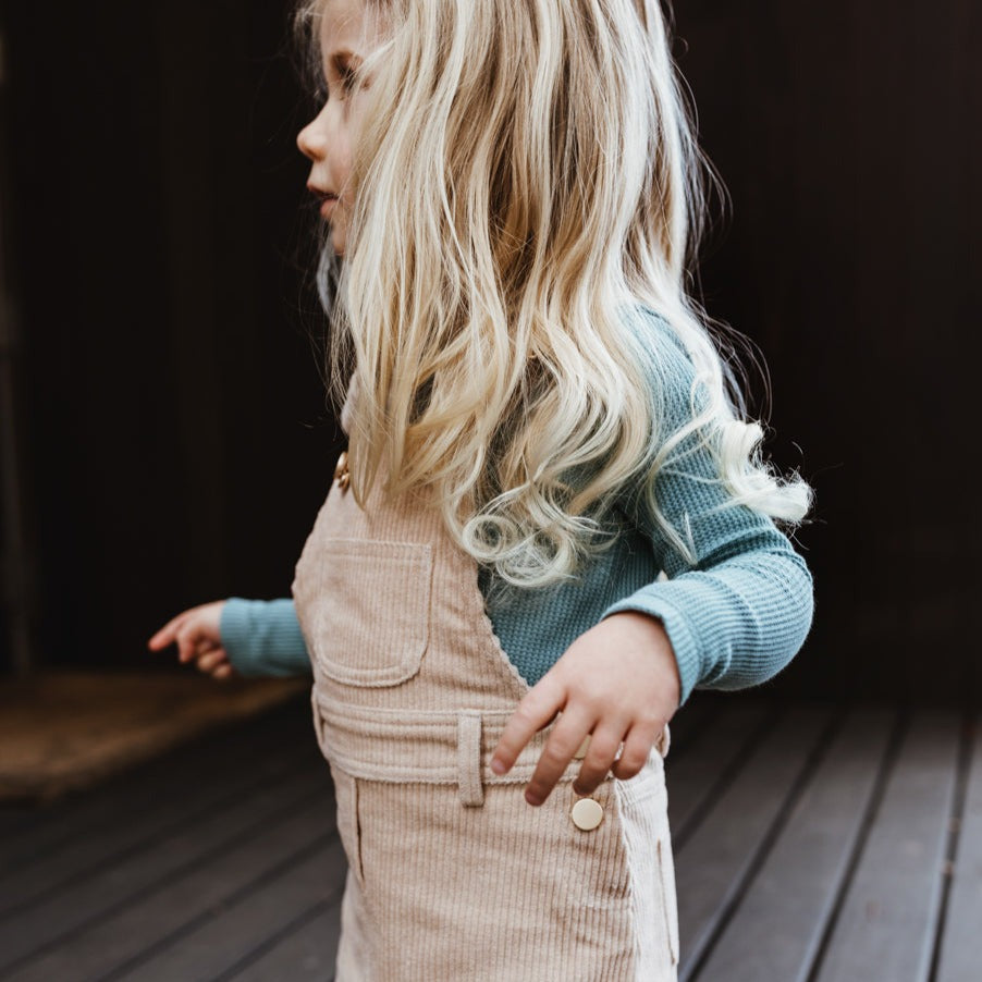 Empire Pinafore in ivory cream