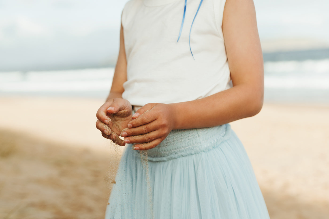 Olivia Skirt Illusion Blue