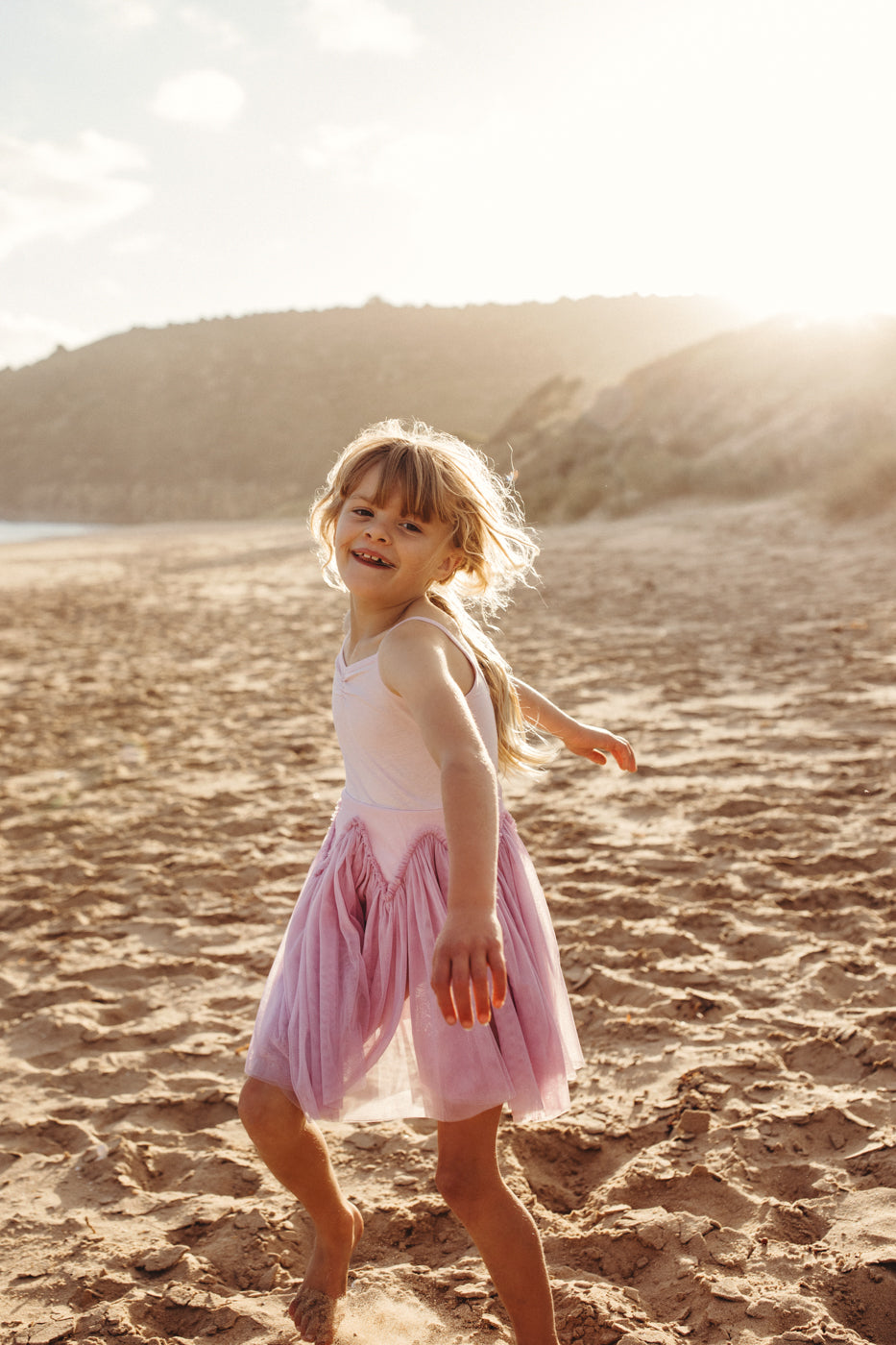 *NEW RESTOCK - Velvet Ballet Dress Primrose Pink