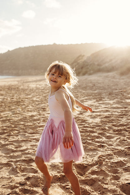 *NEW RESTOCK - Velvet Ballet Dress Primrose Pink