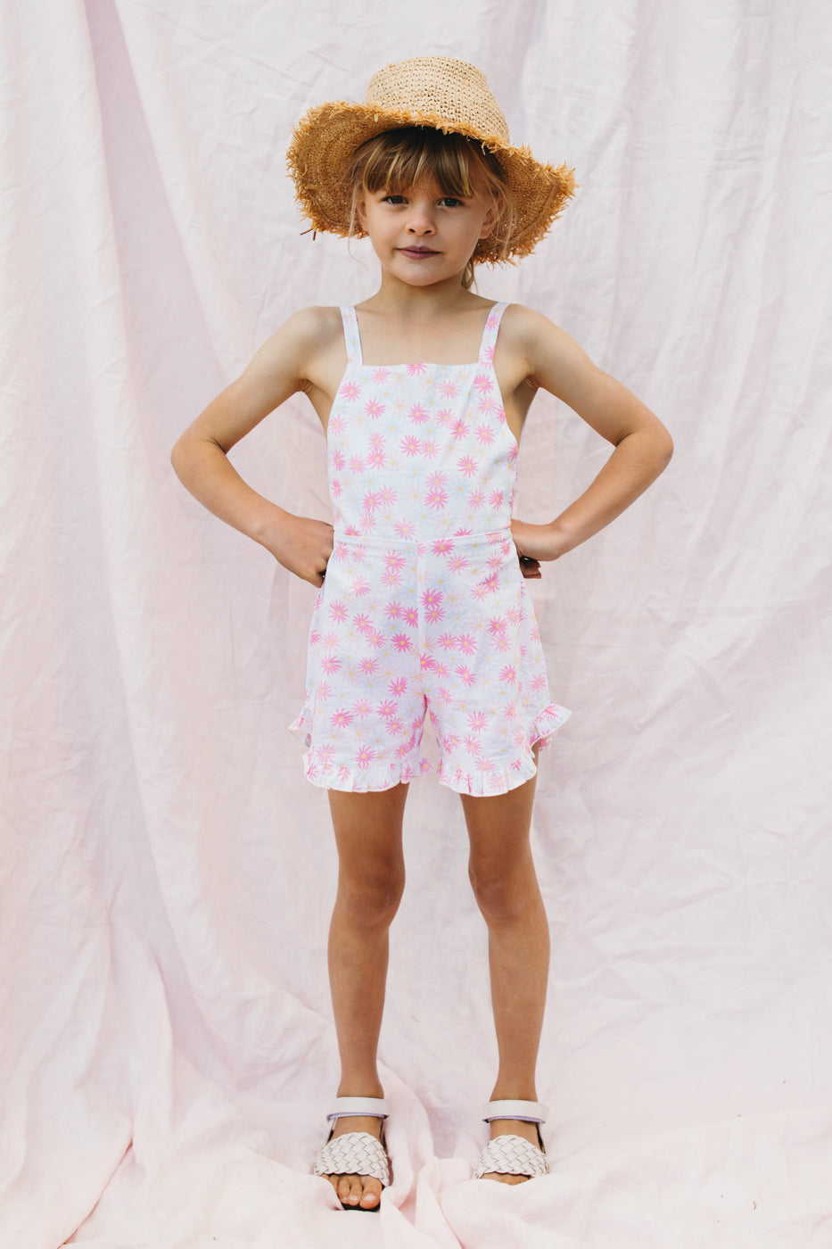 Moon Jumpsuit Betsy Peterson Daisy Print