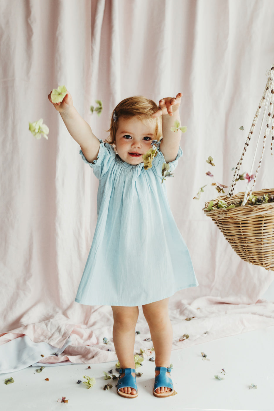 Julia Dress Illusion Blue